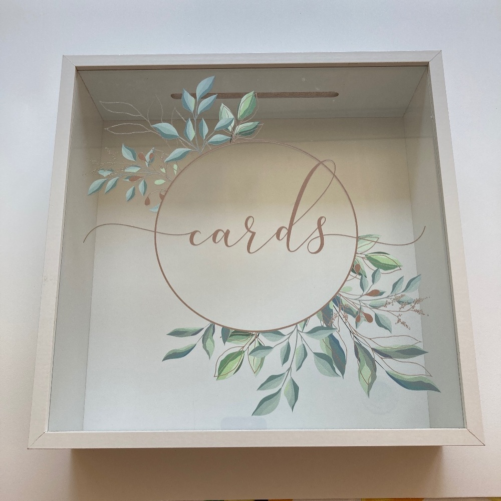 Gift card box wedding